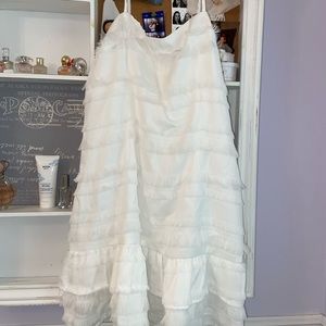 Princess Polly White Fringe Dress